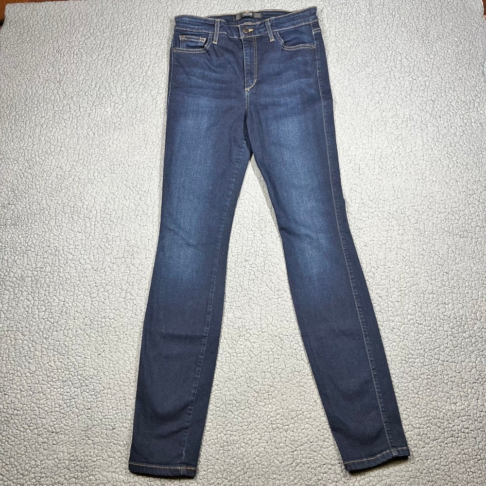 Joes Jeans Womens High Rise Skinny Dark Wash Denim Blue Jeans Size 30 CL215M